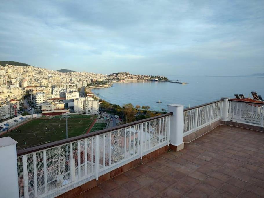 Апартаменты Finas Penthouse,Private Terrace,Great View,Mins From Sea Кавала Экстерьер фото