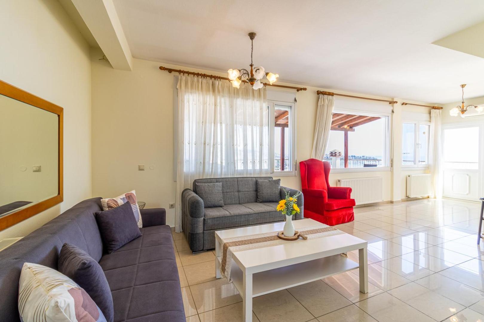 Апартаменты Finas Penthouse,Private Terrace,Great View,Mins From Sea Кавала Экстерьер фото
