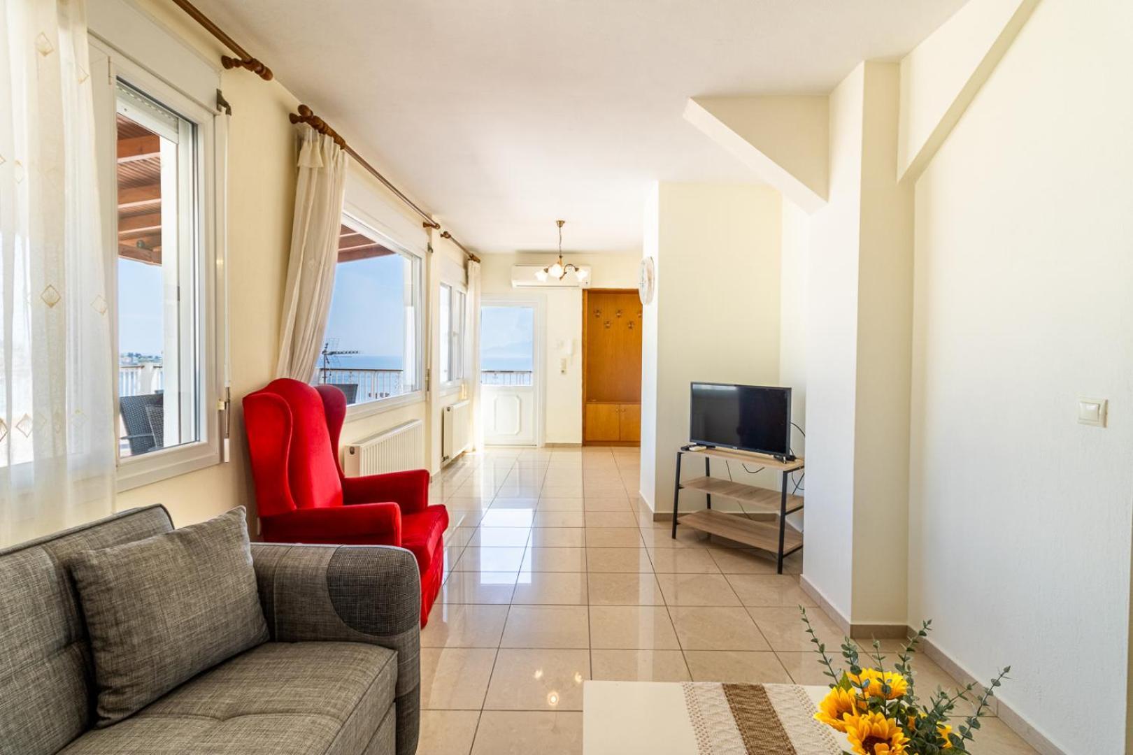 Апартаменты Finas Penthouse,Private Terrace,Great View,Mins From Sea Кавала Экстерьер фото